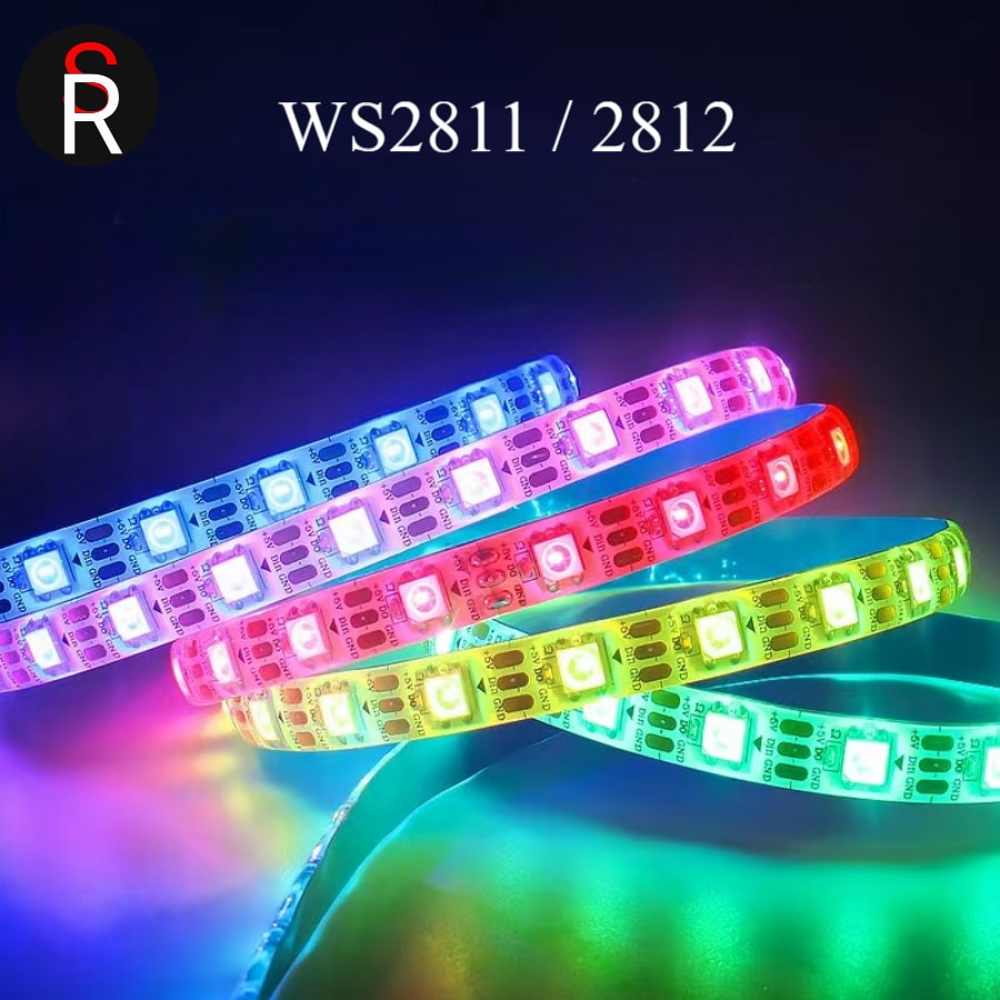 RGB WS2812b WS2811 LED Ʈ , , ٷ  ִ , Ʈ  